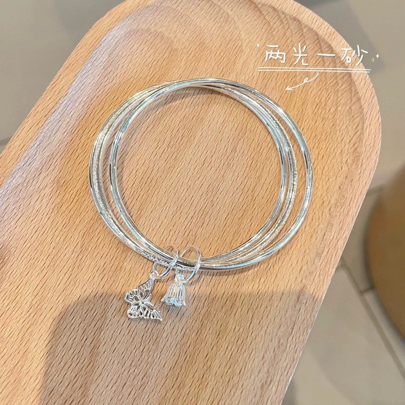 Sansheng Iii Bracelet Women'S Silver Plated Bracelet Niche Gift For Wife And Girlfriend Valentine'S Day Gift - Image 3